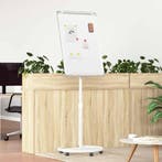 vidaXL Magnetisch whiteboard Grijs en wit 62 x 62,5 x 197 cm, Verzenden