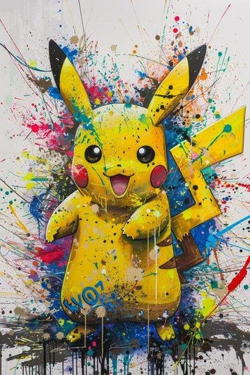 Dine Chanima (XX-XXI) - Bold Yellow Pikachu