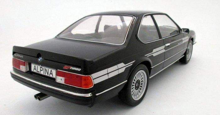BMW Alpina B7 Turbo Black (E24) 1982 - 1:18 - Modelauto -, Hobby en Vrije tijd, Modelauto's | 1:5 tot 1:12