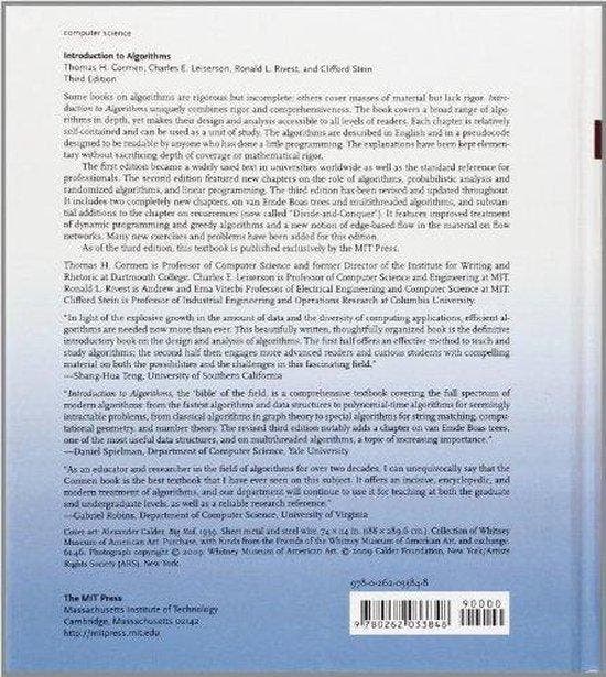 Introduction To Algorithms 3rd 9780262033848, Livres, Langue | Anglais, Envoi