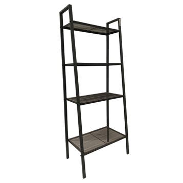 Boekenkast / opslagrek 62x35 5x148 cm zwart metaal, Ophalen of Verzenden