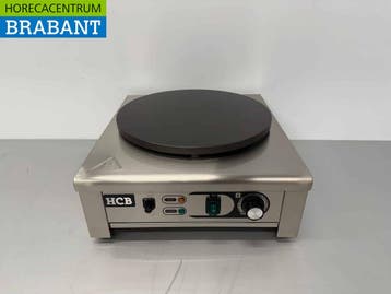 Appareil à crêpes HCB en acier inoxydable, plaque à crêpes, Verzenden