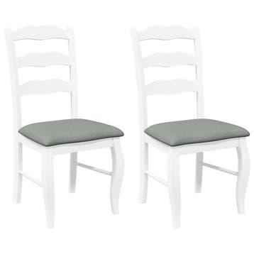Witte stoelen 2st: Retour deal, nergens goedkoper, Verzenden