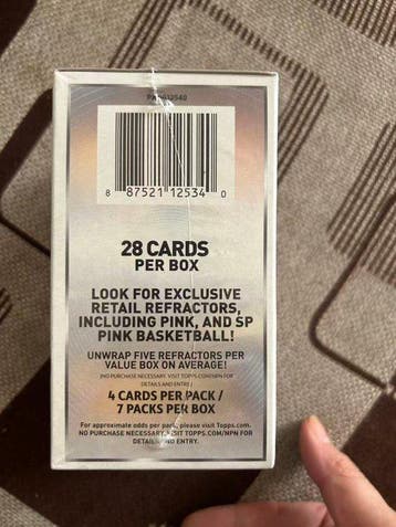 2023/24 Topps Topps Chrome Victor Wembanyama Emballage, Collections