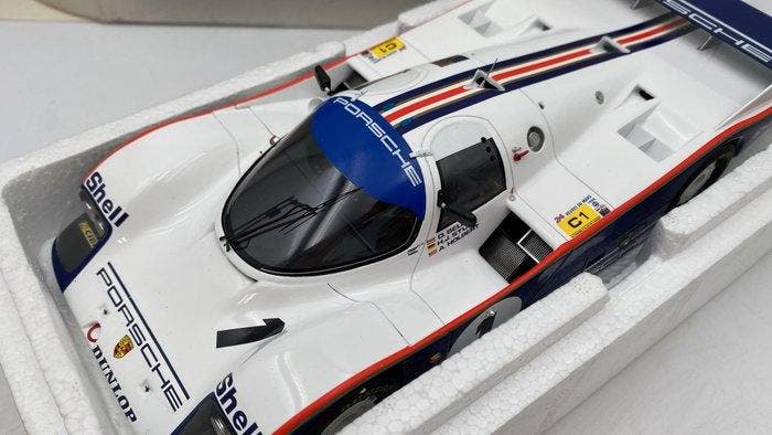 Spark 1:18 - Modelauto - Porsche 962 C n.1 Winner Le Mans, Hobby en Vrije tijd, Modelauto's | 1:5 tot 1:12
