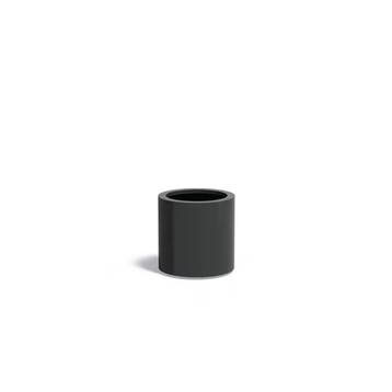 Aluminium plantenbak Ø50x50cm - Met bodem, Minder dan 60 cm, Rond, Nieuw, Metaal