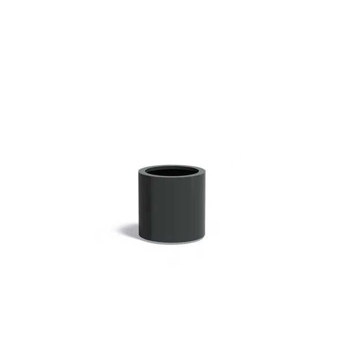 Aluminium plantenbak Ø50x50cm - Met bodem, Tuin en Terras, Bloembakken en Plantenbakken, 30 tot 60 cm, Minder dan 60 cm, Tuin
