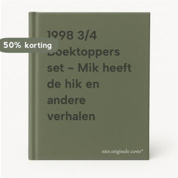 1998 3/4 Boektoppers set - Mik heeft de hik en andere, Boeken, Verzenden, Gelezen