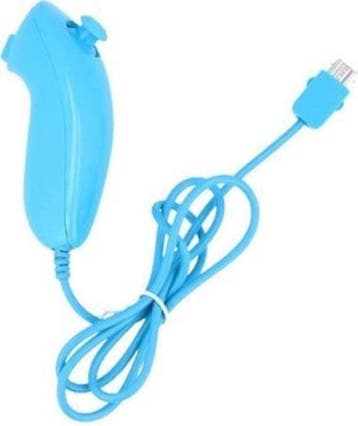 Wii Nunchuk Blauw (Third Party) (Wii Accessoires), Consoles de jeu & Jeux vidéo, Ophalen of Verzenden