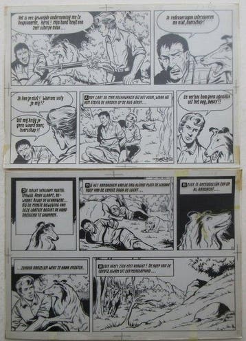 Bessy 85 - Originele pagina (p.16) - De drie vlechten - 1, Boeken, Nieuw