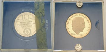 10 Mark 1981 Gedenkmunten duitse Demokratische Republik, Verzenden, België