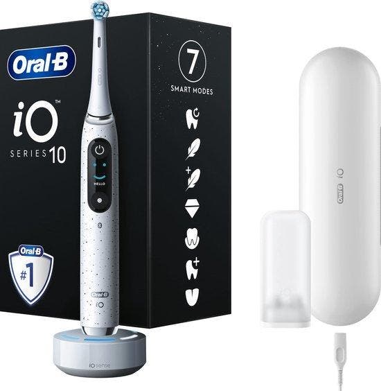 Oral-B iO 10 - White - Elektrische Tandenborstel - Ontwor..., Bijoux, Sacs & Beauté, Beauté | Parfums, Envoi