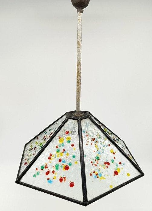 Kroonluchter - Glas, Metaal, Antiquités & Art, Antiquités | Éclairage