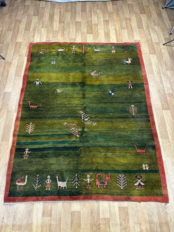 Prachtige Gabbeh Nomadic - Vloerkleed - 236 cm - 183 cm, Nieuw