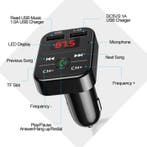 Dual USB Autolader Bluetooth Handsfree Oplader FM Radio Kit, Verzenden, Nieuw