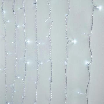 2dekans | Gordijnverlichting - 240LED - 225x150cm - koel wit, Ophalen of Verzenden, Nieuw