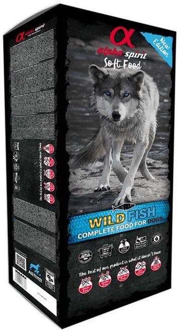 Half-Natvoer alpha spirit Dog Semi-Moist Compl. Wild Fish..., Dieren en Toebehoren, Verzenden, Nieuw