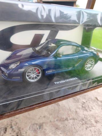 GT Spirit 1:18 - Modelauto - Porsche Cayman R Type 987 Aqua, Nieuw