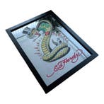 Miroir - plastique - Miroir de bar Ed Hardy Snake de, Antiek en Kunst