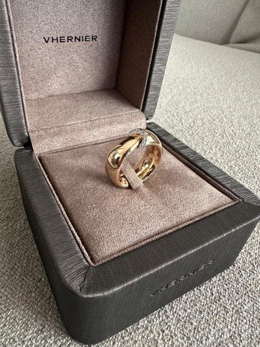 Vhernier - Ring - Calla The One - 18 karaat Roségoud, Bijoux, Sacs & Beauté, Bagues