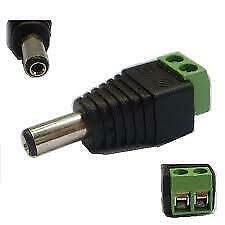 Male DC connector 5.5 x 2.1mm - mannelijk ->, Doe-het-zelf en Bouw, Verzenden, Nieuw, Kabel of Snoer
