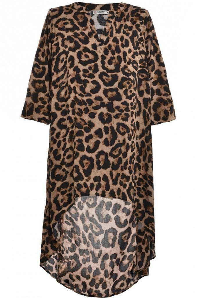 Tuniek Gozzip animal print lang maat 54/56, Vêtements | Femmes, Blouses & Tuniques, Envoi