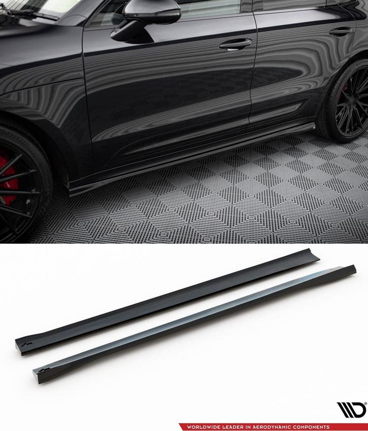 Side Skirts Diffuser voor Porsche Macan T/GTS Mk1 Facelift 2, Autos : Divers, Tuning & Styling, Enlèvement ou Envoi