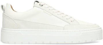 PS Poelman Maat 42 IVAR Heren Sneakers - Wit (Herenschoenen), Verzenden