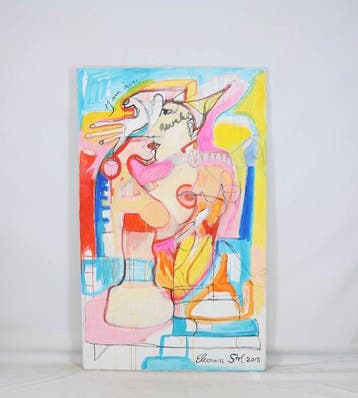 Eleonora Stol (1946-2022) - Zonder titel, Antiek en Kunst, Kunst | Schilderijen | Modern
