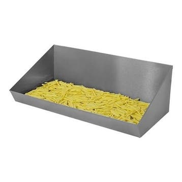 Frites-Uitschepbak | RVS | Ophangbeugel | Breedte 70cm |, Verzenden
