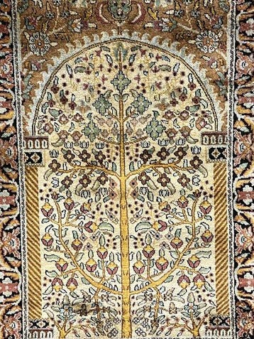 kasjmier zijde - Vloerkleed - 95 cm - 60 cm, Nieuw