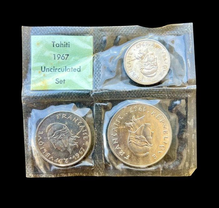 Frans-Polynesië. Tahiti / Polynésie Française – Uncirculated, Postzegels en Munten, Munten | Europa | Niet-Euromunten