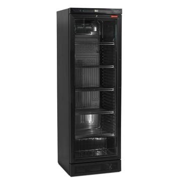 Geventileerde positieve T° vitrine 380 Liter, zwart, Verzenden