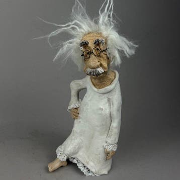 Anna Em - No reserve - Albert Einstein…. hand made