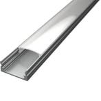 LED Strip Profiel Velvalux Profi - Zilver Aluminium 1m, Huis en Inrichting, Verzenden, Nieuw