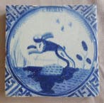 Tegel - 1600-1650 - Delftsblauwe tegels