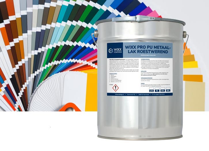 Wixx PRO PU Metaallak Roestwerend Mengkleur 5L, Bricolage & Construction, Peinture, Vernis & Laque, Envoi