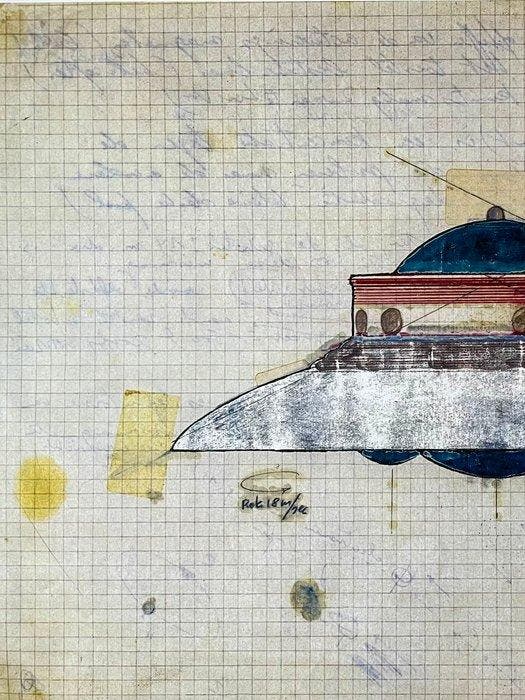Panamarenko (1940-2019) - Magnetic Proportions, Antiquités & Art, Antiquités | Autres Antiquités