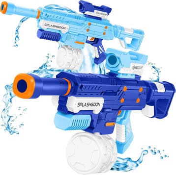 Waterpistool - Set van 2 - Bereik 8 meter - Blauw - KESSER®, Verzenden, Nieuw