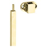 Verlengset ovaal voor espagnolet messing gelakt, Nieuw