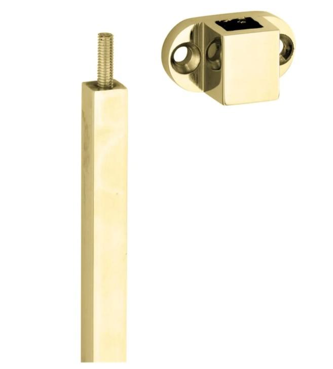 Verlengset ovaal voor espagnolet messing gelakt, Doe-het-zelf en Bouw, Deuren en Vliegenramen, Nieuw