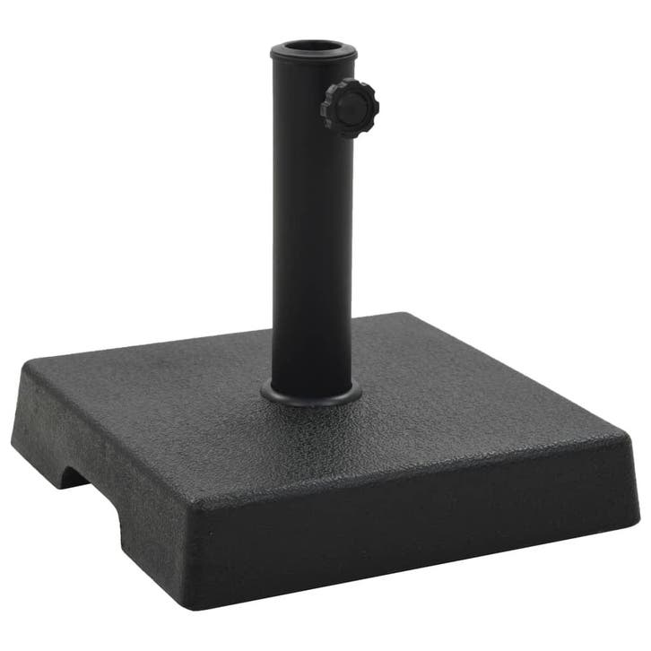 vidaXL Parasolvoet vierkant 8 kg polyresin zwart, Tuin en Terras, Parasols, Nieuw, Verzenden