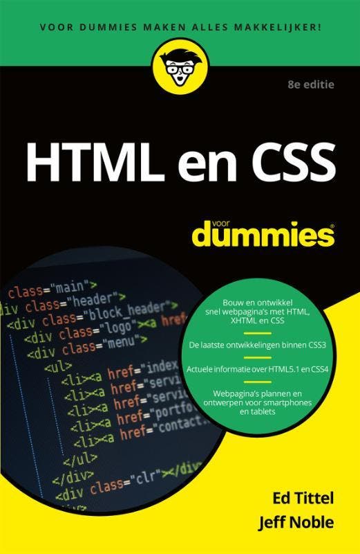 HTML en CSS voor Dummies / Voor Dummies 9789045353531, Boeken, Informatica en Computer, Gelezen, Verzenden