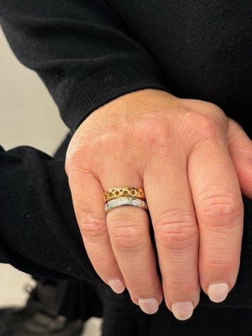 Pomellato - Ring - Milano - 18 karaat Witgoud, Geel goud -, Nieuw