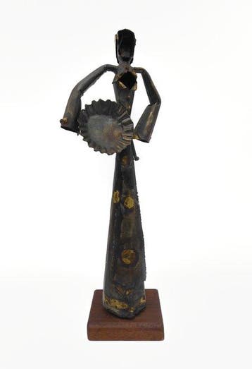 Giovanni Grittani (1922-2014) - sculptuur, La Dama con