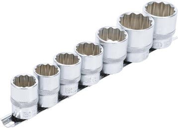 Bgs Technic Dopsleutelset, twaalfkant (1/2) 20 - 32 mm 7-dlg, Verzenden, Nieuw