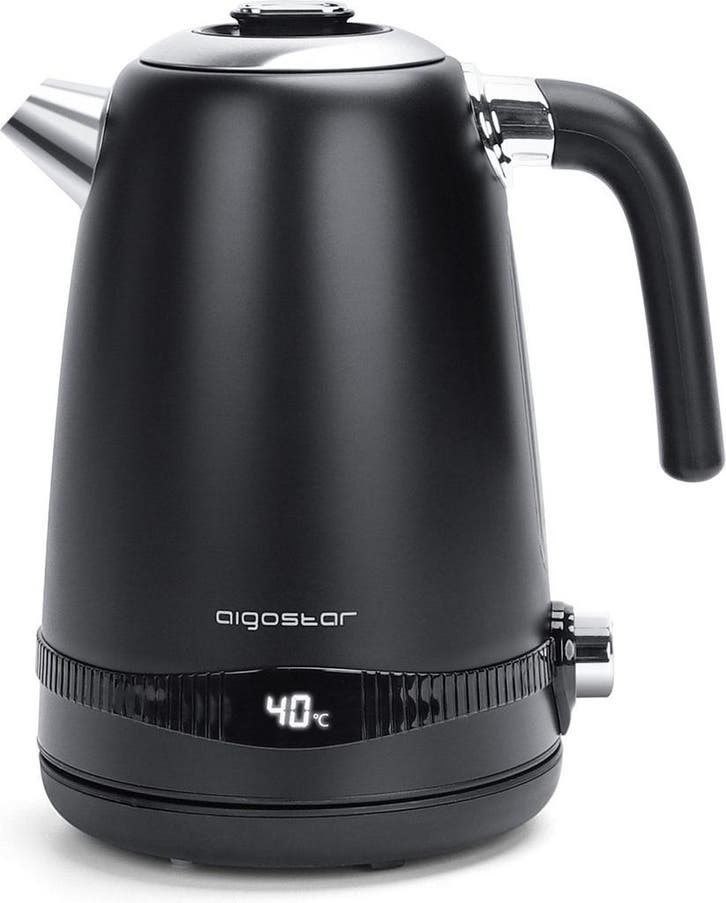Waterkoker met temperatuurregeling - Retro - met LED - 1.7L, Elektronische apparatuur, Waterkokers, Nieuw, Verzenden
