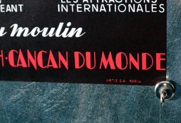 René Gruau - Poster Bal du Moulin Rouge - RENÉ GRUAU,