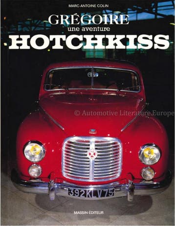 GRÉGOIRE UNE AVENTURE HOTCHKISS, Ophalen of Verzenden