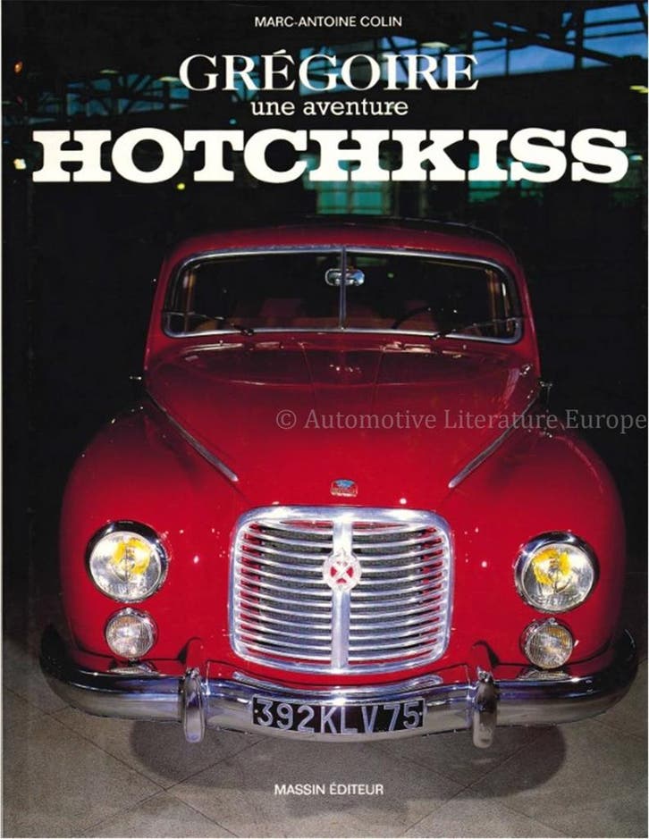 GRÉGOIRE UNE AVENTURE HOTCHKISS, Boeken, Auto's | Boeken, Ophalen of Verzenden